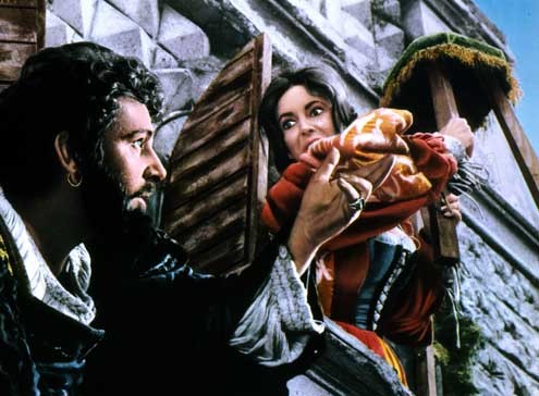 Bild Elizabeth Taylor, Richard Burton, Franco Zeffirelli