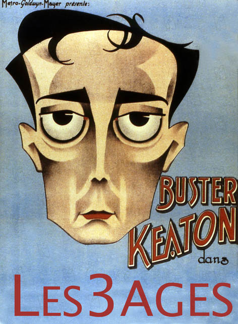 Die drei Zeitalter : Kinoposter Buster Keaton