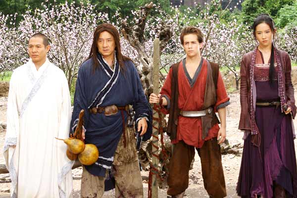 Forbidden Kingdom : Bild Yifei Liu, Jet Li, Jackie Chan, Michael Angarano