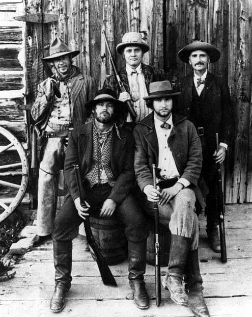 Duell am Missouri : Bild Arthur Penn, Harry Dean Stanton, Jack Nicholson, Randy Quaid