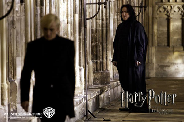 Harry Potter und der Halbblutprinz : Bild Tom Felton, Alan Rickman