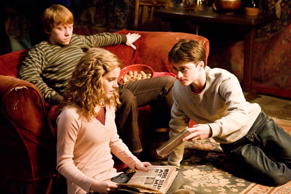 Harry Potter und der Halbblutprinz : Bild Daniel Radcliffe, Emma Watson, Rupert Grint