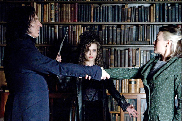 Harry Potter und der Halbblutprinz : Bild Helen McCrory, Helena Bonham Carter, Alan Rickman