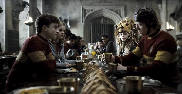 Harry Potter und der Halbblutprinz - Evanna Lynch, Daniel Radcliffe, Emma Watson, Rupert Grint