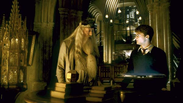 Harry Potter und der Halbblutprinz : Bild Michael Gambon, Daniel Radcliffe