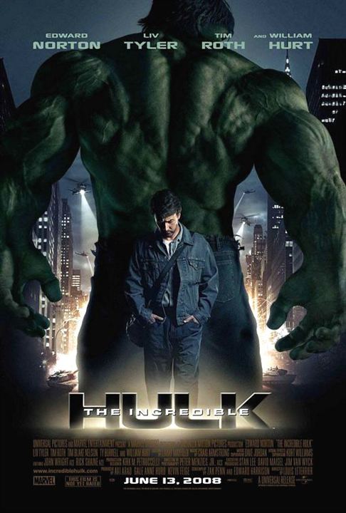 Der unglaubliche Hulk : Kinoposter Edward Norton