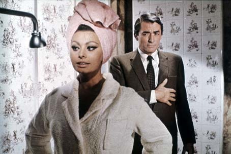 Arabeske : Bild Sophia Loren, Stanley Donen, Gregory Peck