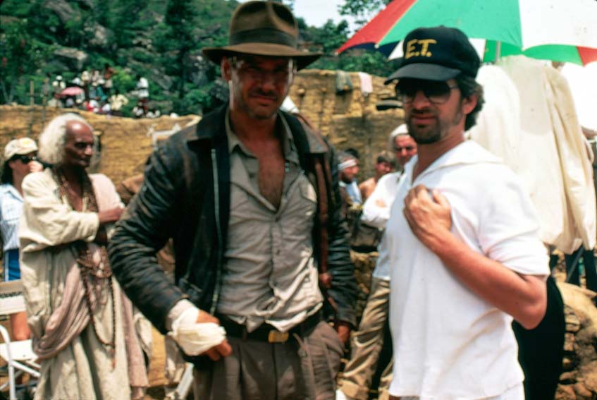 Indiana Jones und der Tempel des Todes : Bild Harrison Ford, Steven Spielberg