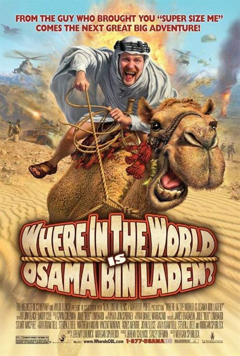Where In The World Is Osama Bin Laden? : Kinoposter Morgan Spurlock