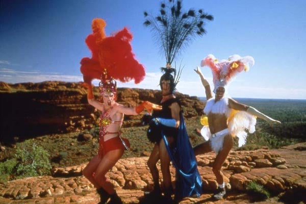 Priscilla - Königin der Wüste : Bild Stephan Elliott, Hugo Weaving, Guy Pearce, Terence Stamp