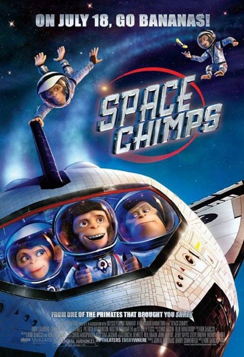 Space Chimps : Kinoposter Kirk DeMicco