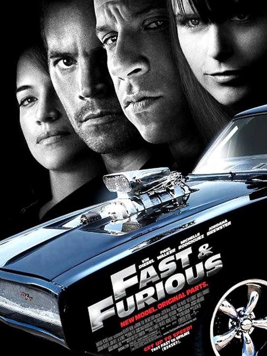 Fast & Furious - Neues Modell. Originalteile. : Kinoposter Paul Walker