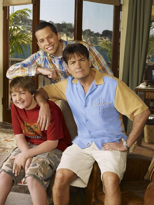 Bild Jon Cryer, Angus T. Jones, Charlie Sheen