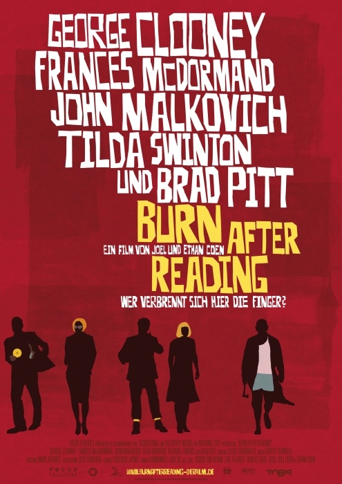 Burn after Reading - Wer verbrennt sich hier die Finger? : Kinoposter