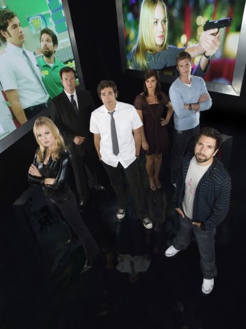 Bild Zachary Levi, Sarah Lancaster, Ryan McPartlin, Joshua Gomez, Yvonne Strahovski, Adam Baldwin