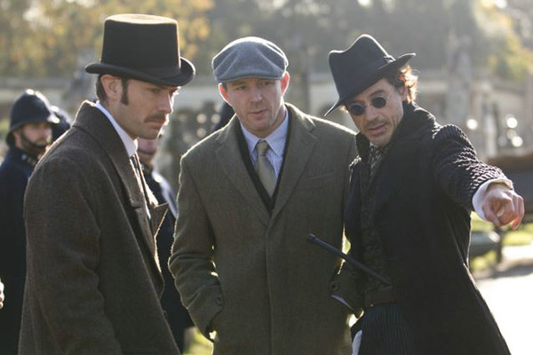 Sherlock Holmes : Bild Jude Law, Robert Downey Jr., Guy Ritchie