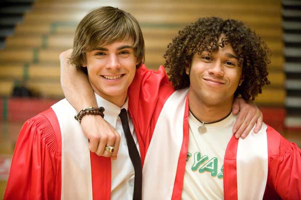 High School Musical 3 : Bild Zac Efron, Kenny Ortega, Corbin Bleu