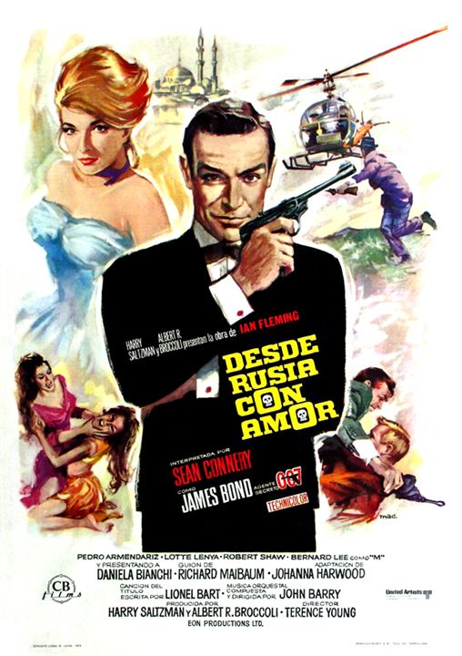 James Bond 007 - Liebesgrüße aus Moskau : Kinoposter