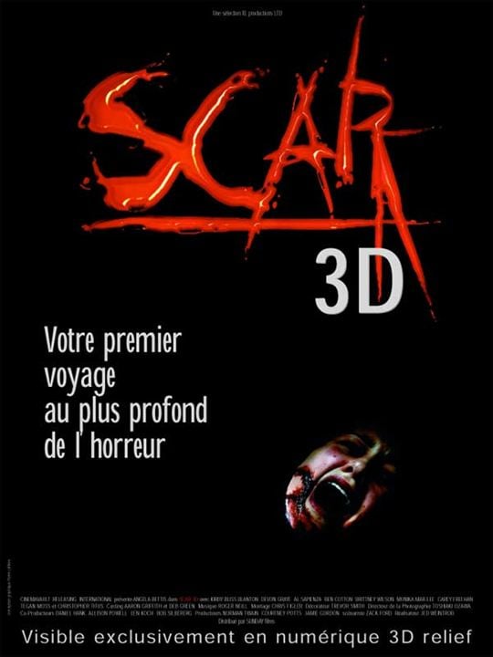 Scar 3D : Kinoposter Jed Weintrob