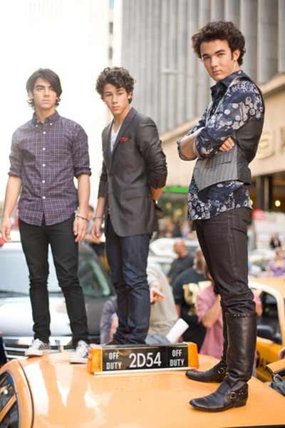 Jonas Brothers - Das ultimative 3D Konzerterlebnis : Bild Joe Jonas, Nick Jonas, Kevin Jonas, Bruce Hendricks