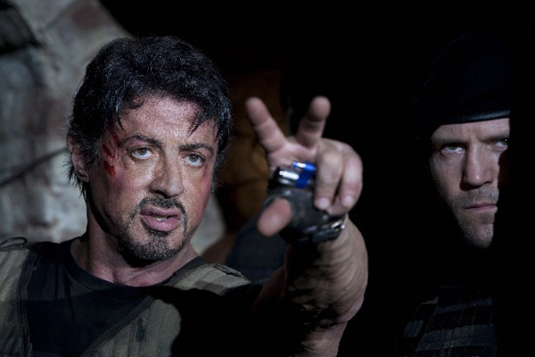 The Expendables : Bild Jason Statham, Sylvester Stallone