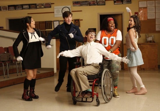 Bild Lea Michele, Chris Colfer, Amber Riley, Jenna Ushkowitz, Kevin McHale