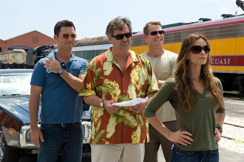 Bild Gabrielle Anwar, Jeffrey Donovan, Brian Van Holt, Bruce Campbell