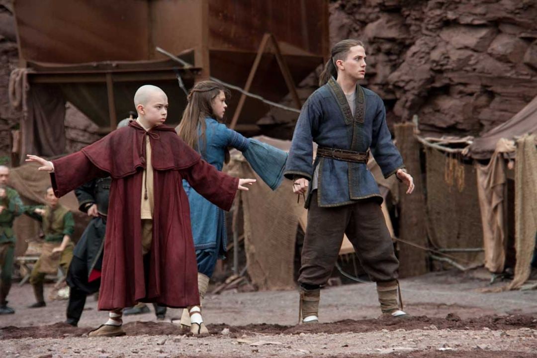 Die Legende von Aang : Bild Noah Ringer, Nicola Peltz Beckham, Jackson Rathbone
