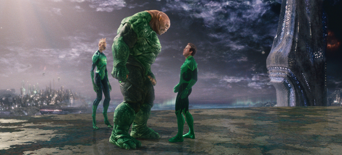 Green Lantern : Bild Michael Clarke Duncan, Ryan Reynolds