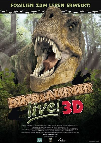 Dinosaurier Live 3D - Fossilien zum Leben erweckt : Kinoposter