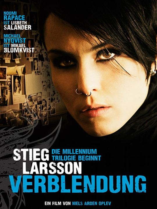 Verblendung : Kinoposter Stieg Larsson