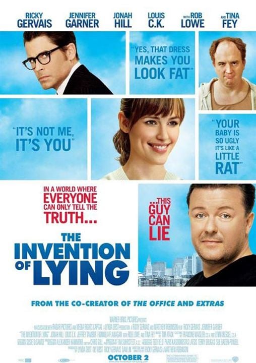 Lügen macht erfinderisch : Kinoposter Matt Robinson, Ricky Gervais