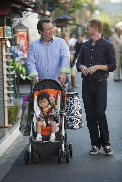 Modern Family : Bild Ella Hiller, Jaden Hiller, Jesse Tyler Ferguson, Eric Stonestreet