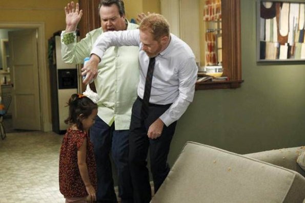 Modern Family : Bild Eric Stonestreet, Aubrey Anderson-Emmons, Jesse Tyler Ferguson