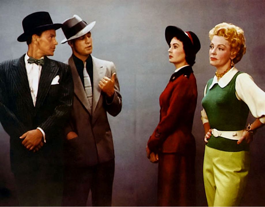 Schwere Jungs, leichte Mädchen : Bild Marlon Brando, Frank Sinatra, Jean Simmons, Vivian Blaine