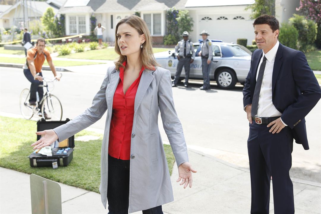 Bild David Boreanaz, Emily Deschanel