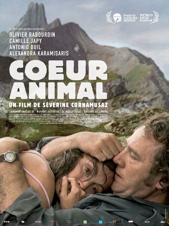 Coeur animal : Kinoposter Séverine Cornamusaz