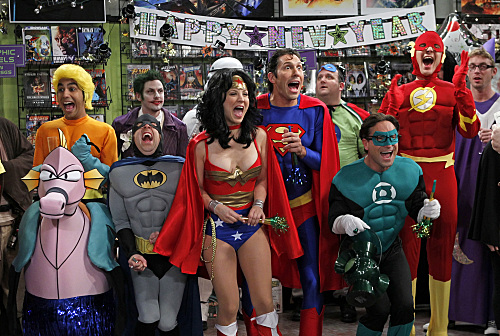 The Big Bang Theory : Bild Jim Parsons, Kunal Nayyar, Simon Helberg, Kaley Cuoco, Johnny Galecki