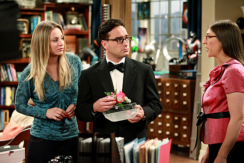 The Big Bang Theory : Bild Kaley Cuoco, Mayim Bialik, Johnny Galecki