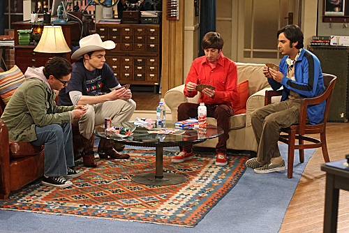 The Big Bang Theory : Bild Jim Parsons, Kunal Nayyar, Simon Helberg, Johnny Galecki
