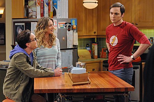 The Big Bang Theory : Bild Johnny Galecki, Jim Parsons, Kaley Cuoco
