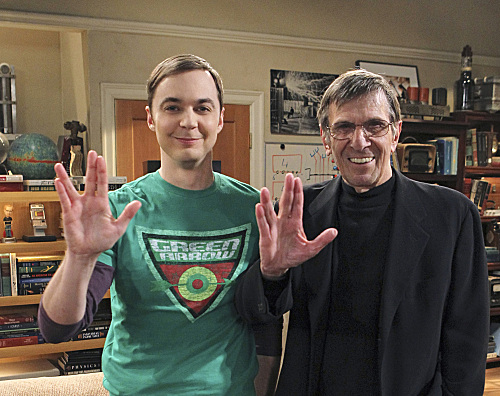 The Big Bang Theory : Bild Jim Parsons, Leonard Nimoy