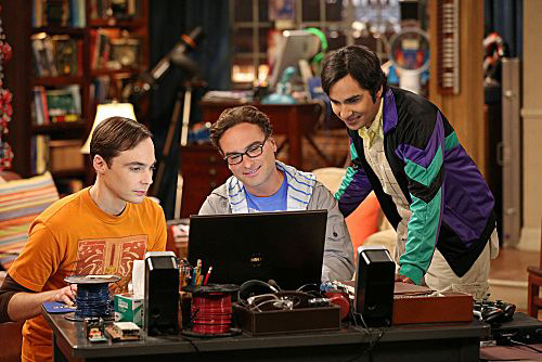 The Big Bang Theory : Bild Kunal Nayyar, Jim Parsons, Johnny Galecki
