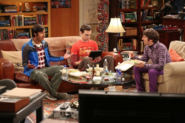 The Big Bang Theory : Bild Jim Parsons, Kunal Nayyar, Simon Helberg