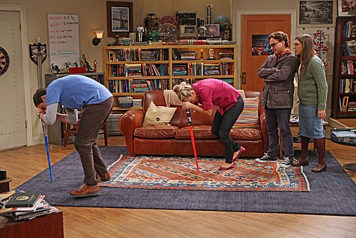 The Big Bang Theory : Bild Mayim Bialik, Johnny Galecki, Kaley Cuoco, Jim Parsons
