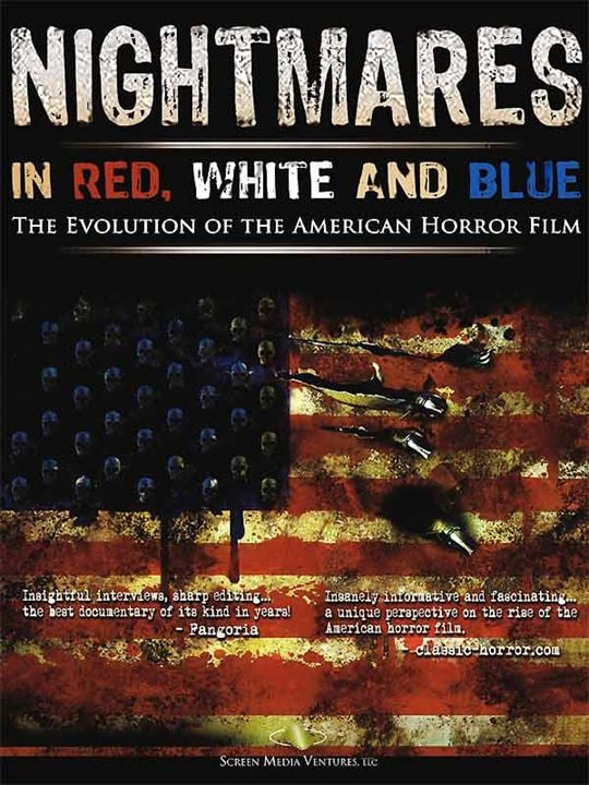 Nightmares in Red, White & Blue : the Evolution of the American Horror Film : Kinoposter