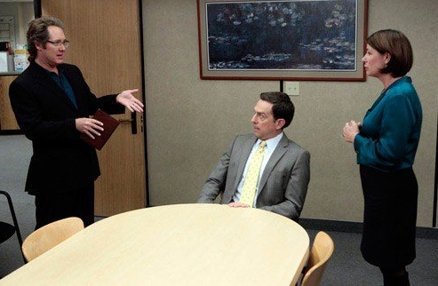 The Office (US) : Bild Maura Tierney, Ed Helms, James Spader