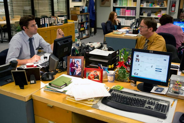 The Office (US) : Bild John Krasinski, Rainn Wilson