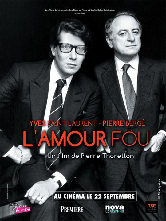 Yves Saint Laurent - L' Amour fou : Kinoposter