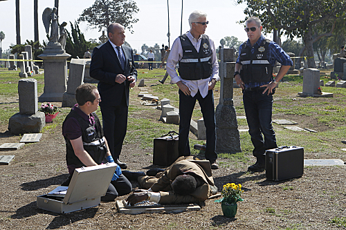 CSI: Den Tätern auf der Spur : Bild George Eads, David Berman, Ted Danson, Paul Guilfoyle (II)